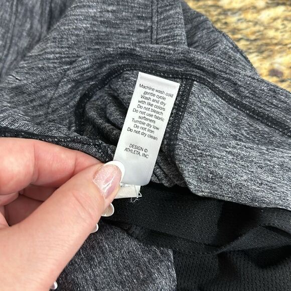 Athleta Metro Tennis Skort With Pockets In Heathered Gray Size M - Picture 7 of 9